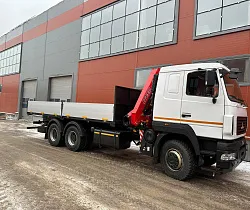 Бортовой грузовик МАЗ 631228-8575-012 с КМУ FASSI