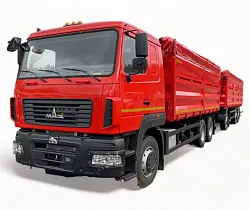 Зерновоз бортовой с прицепом на шасси МАЗ 6312C9-8575-012